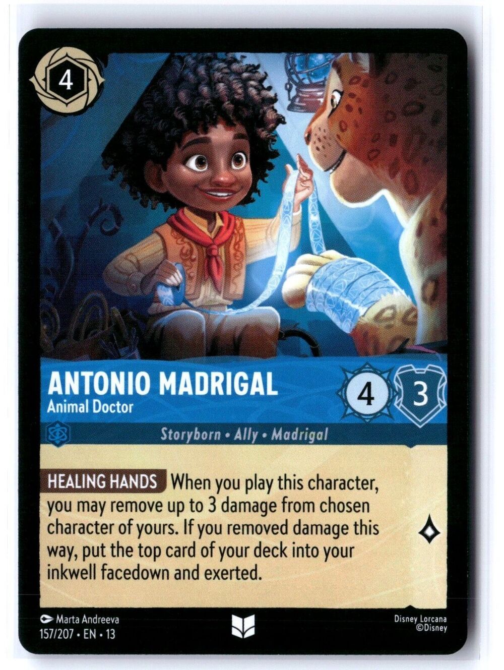 Antonio Madrigal - Animal Doctor Uncommon Attack of the Vine! 157/207 NM